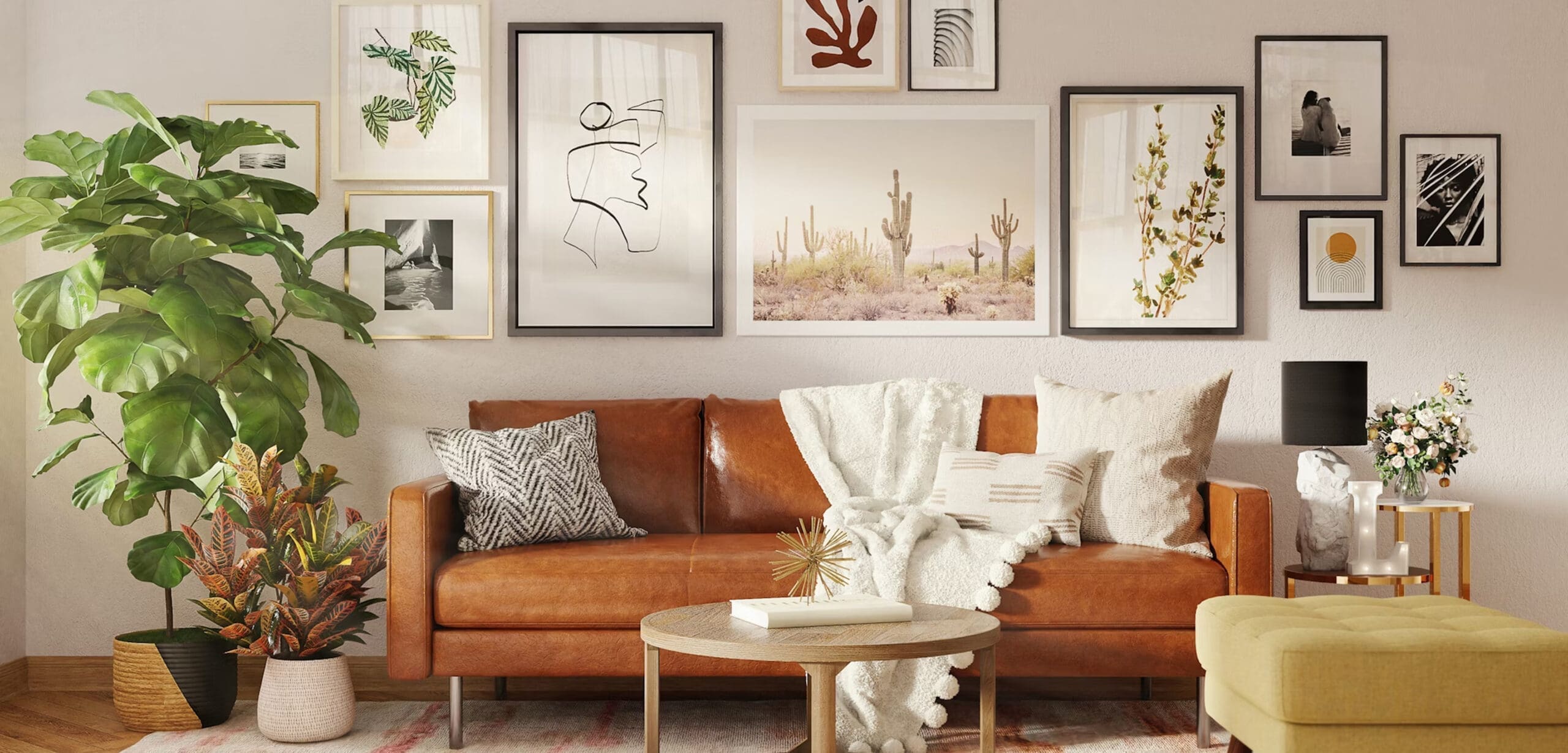 Home decor and furniture display