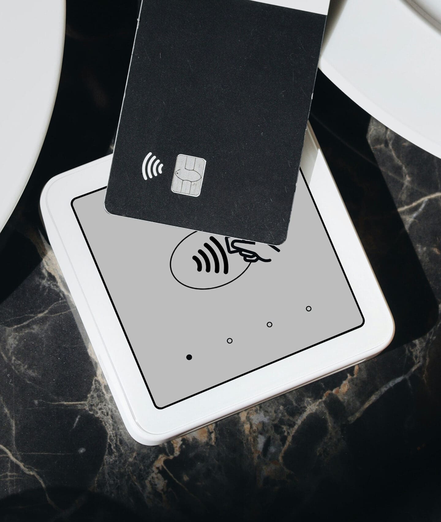 Contactless card payment on reader