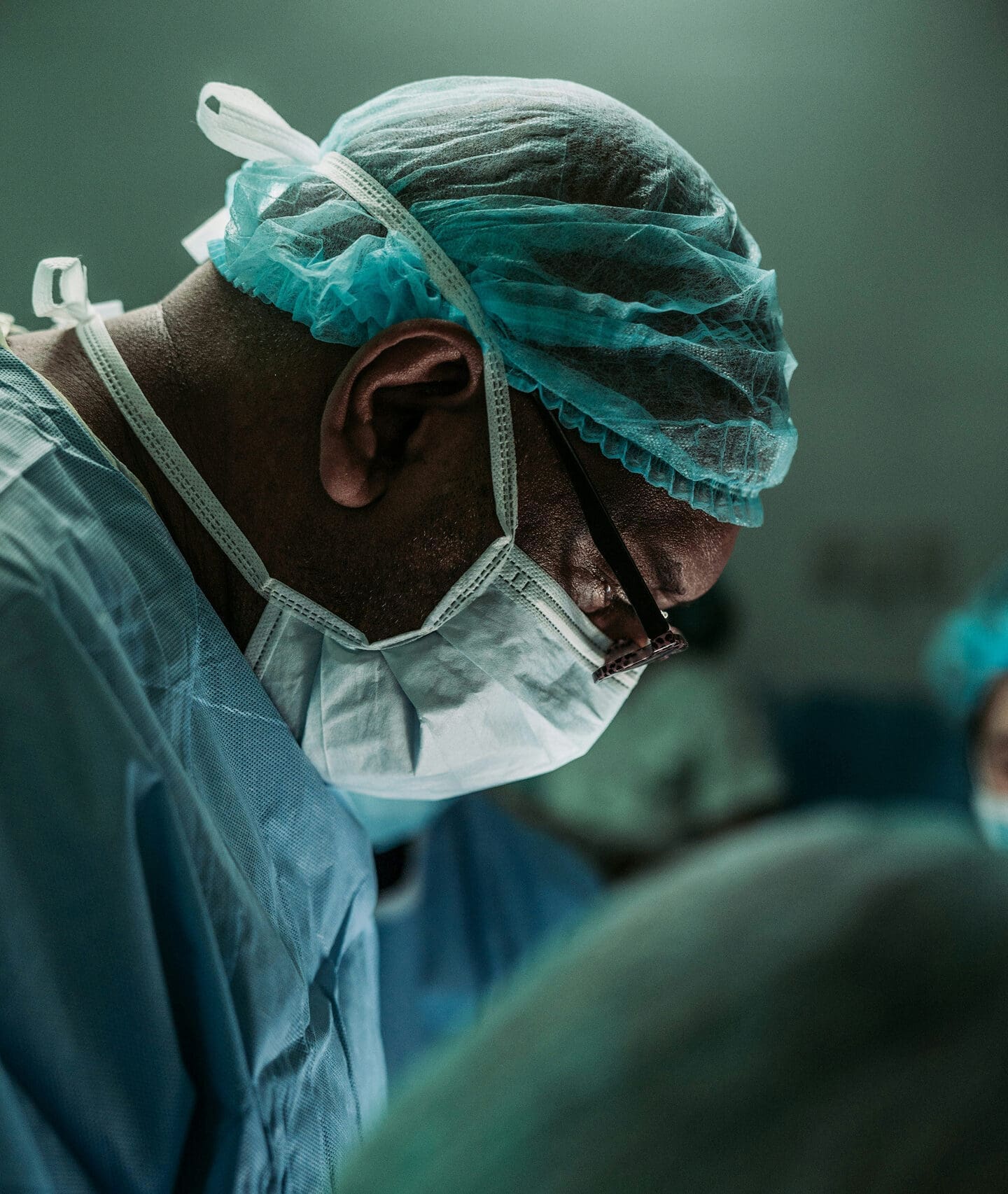 Surgeon performing for medical procedure