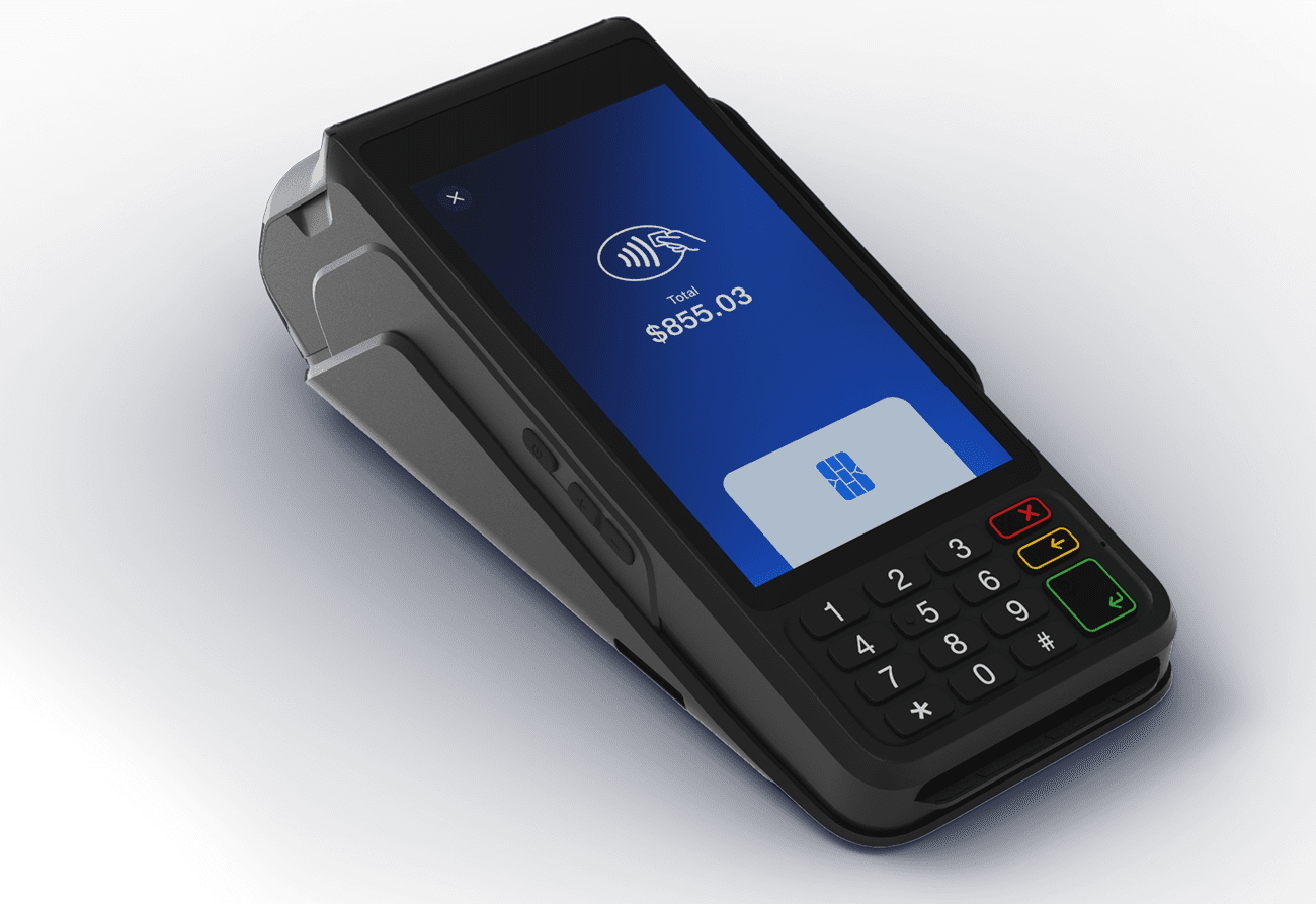 In-person payment terminal device