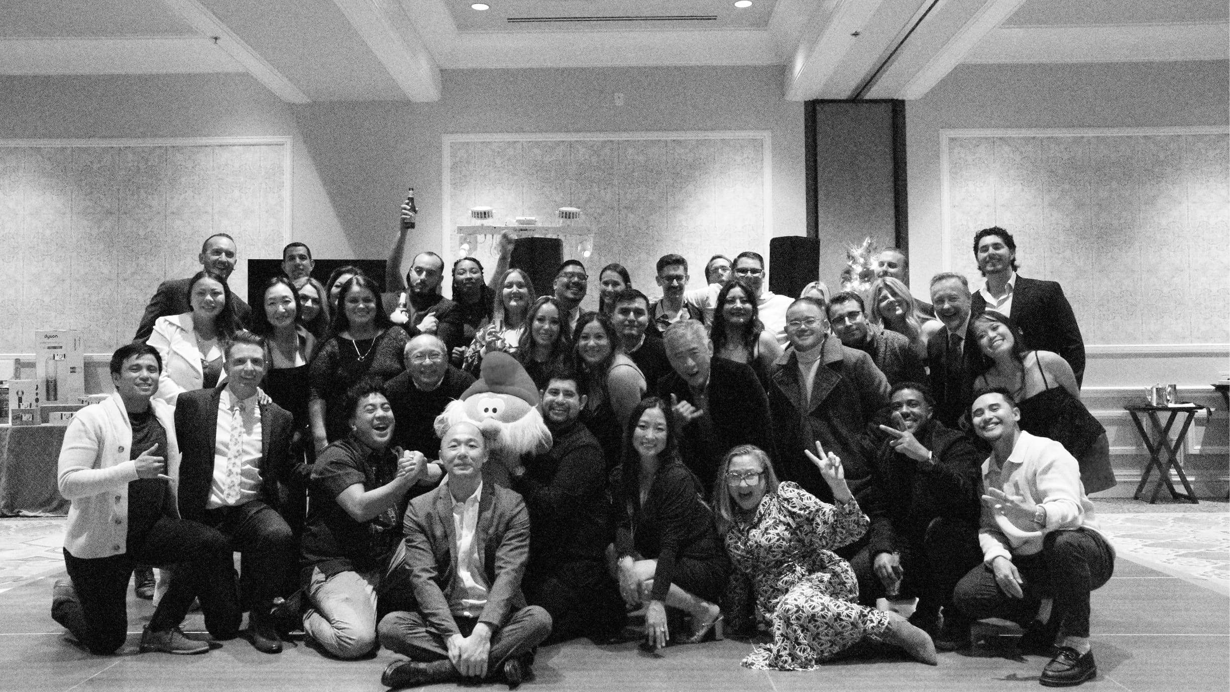 Company team group photo
