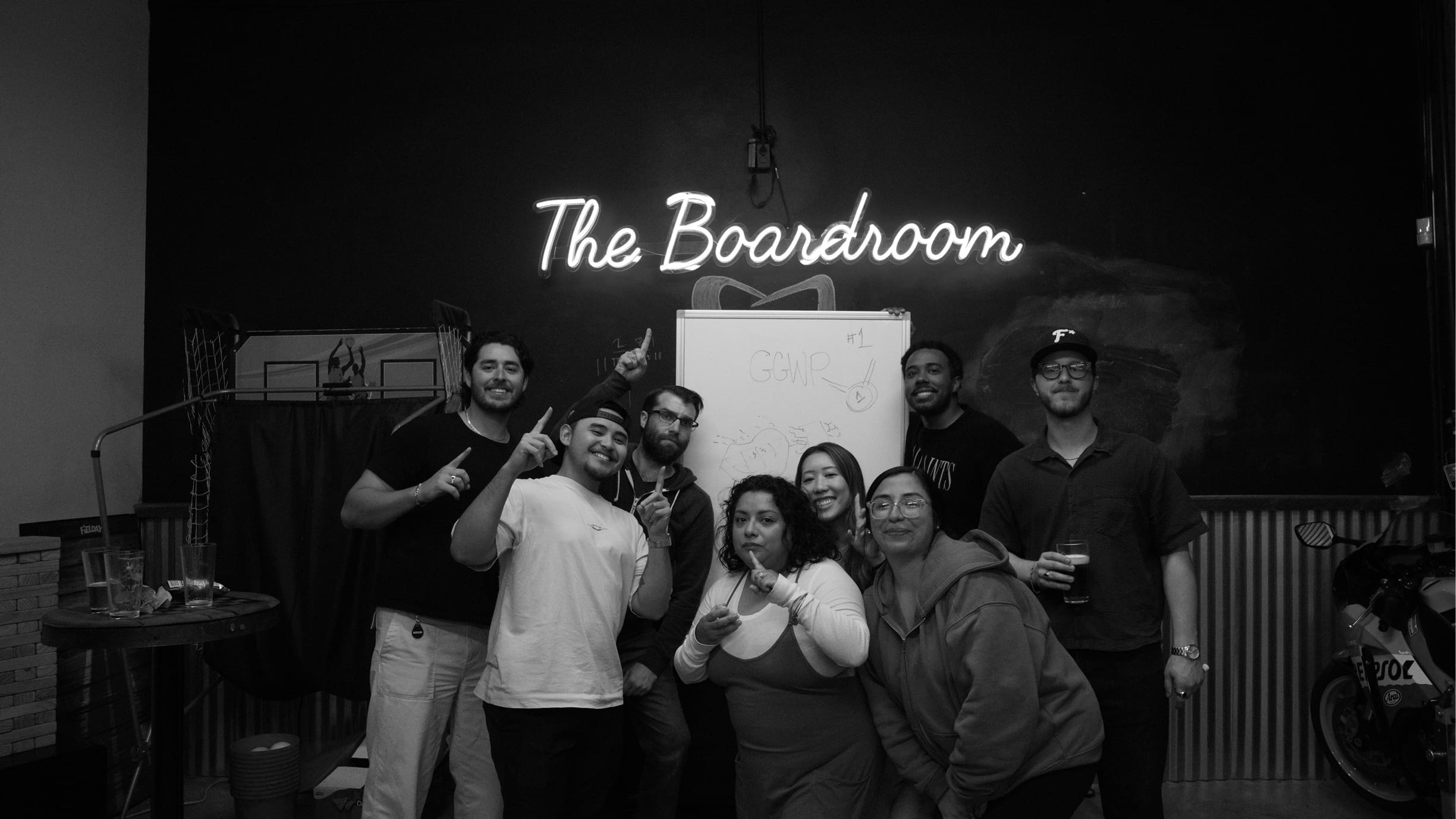 Company team group photo