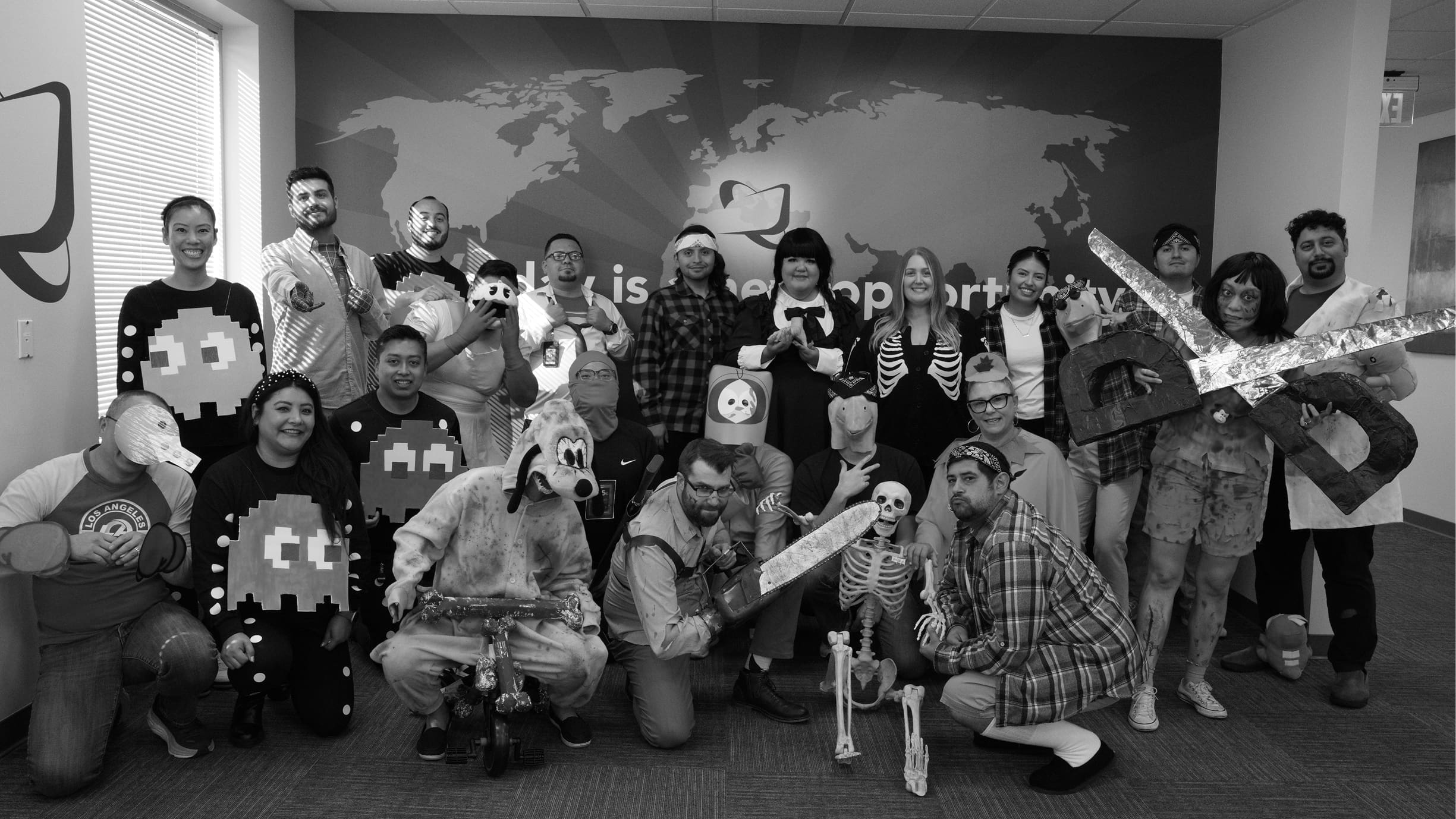 Company team group photo