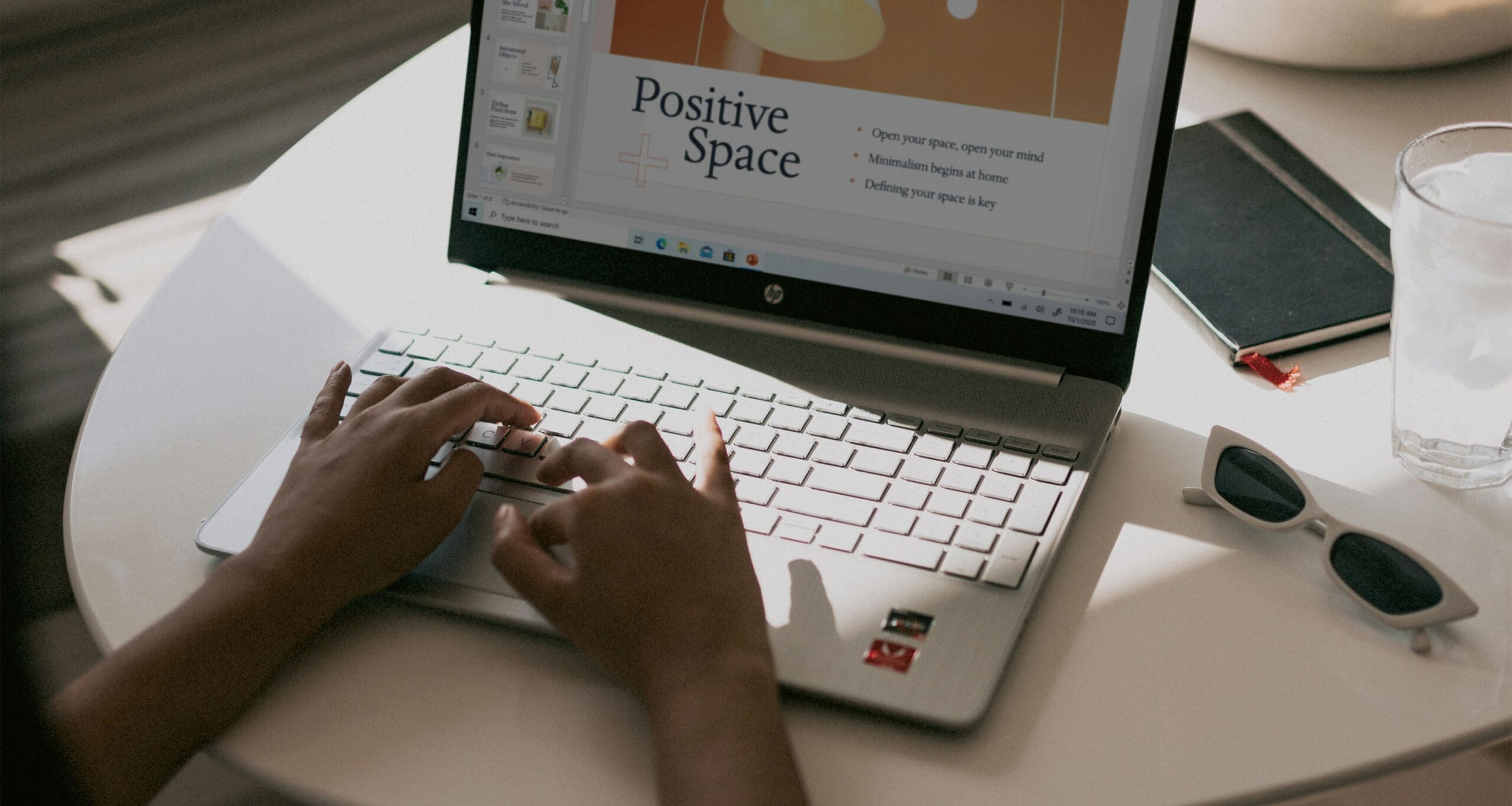person working on laptop